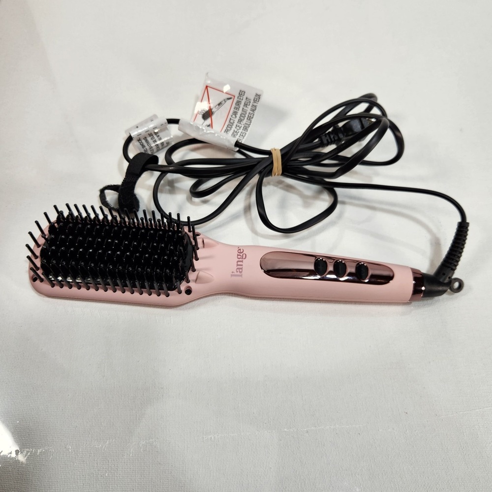 L'ange Le‎ Vite Hair Brush Straightener Pink Blush Lange Thermal Ion Ceramic